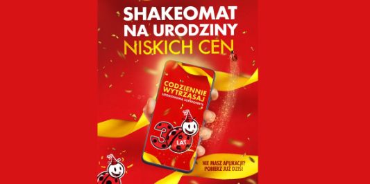 Biedronka: Shakeomat na urodziny NISKICH CEN 15.01.2025