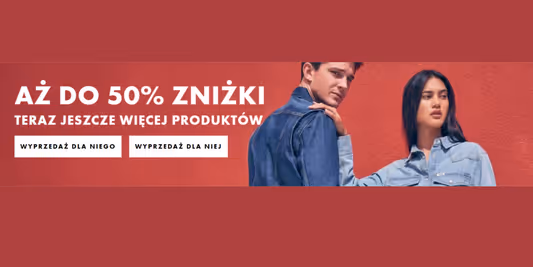 Wrangler: Do -50% na wyprzedaży we Wrangler 19.01.2024