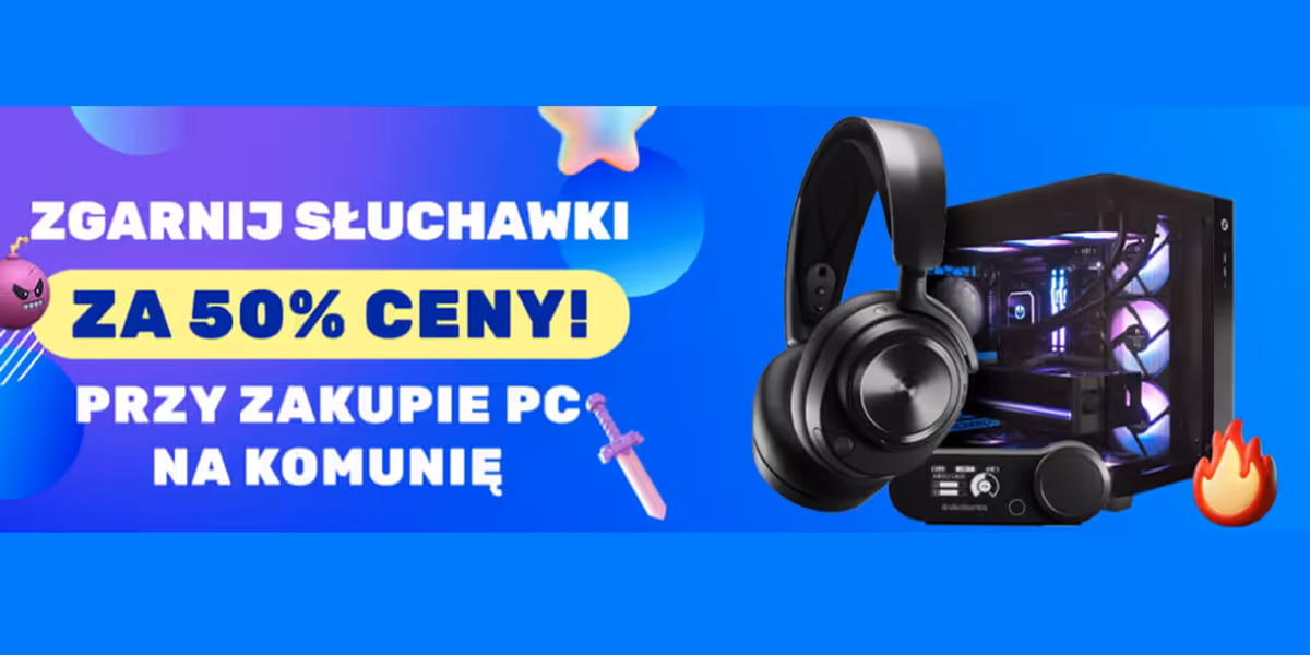 Komputronik: -50% na słuchawki SteelSeries