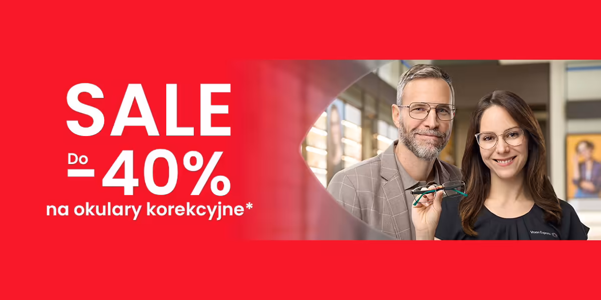 Vision Express: Do -40% na okulary korekcyjne