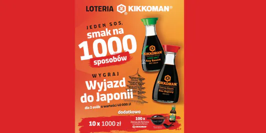 Loterie i Konkursy:  Loteria Kikkoman 2026 15.09.2026