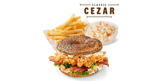 KFC: 35,99 zł za Zestaw Bajgiel Burger Cezar 24.03.2025