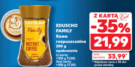 Kaufland: -35% na kawę rozpuszczalną Eduscho Family 08.05.2025