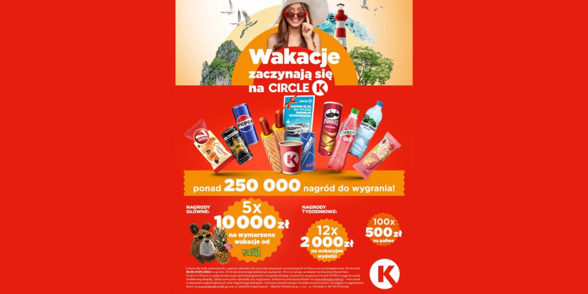 Circle K: LOTERIA Wakacje z Circle K