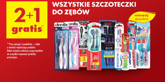 Biedronka: 2+1 GRATIS na wszystkie szczoteczki do zębów 12.06.2025
