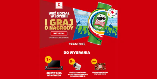 Kaufland:  Piłkarska loteria Pringles 09.06.2026