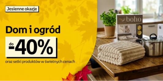 Empik: Do -40% na  dom i ogród 23.09.2026