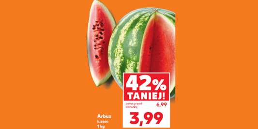 Kaufland: -42% na arbuza 15.05.2025