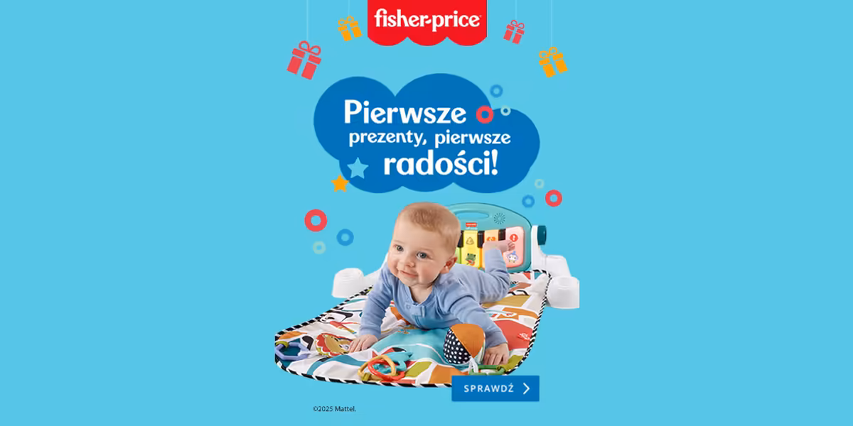 Allegro: BONUS 50 zł Mata edukacyjna z pianinkiem Fisher-Price®