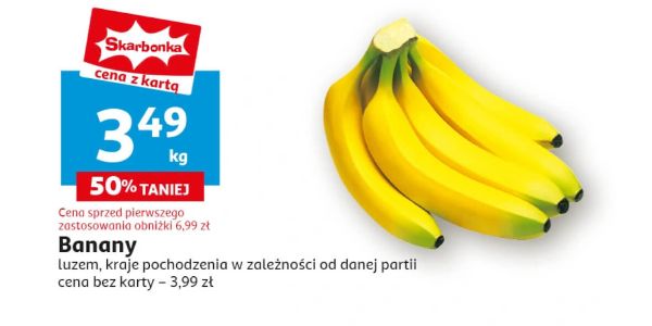 Auchan: -50% na banany luzem 05.09.2024