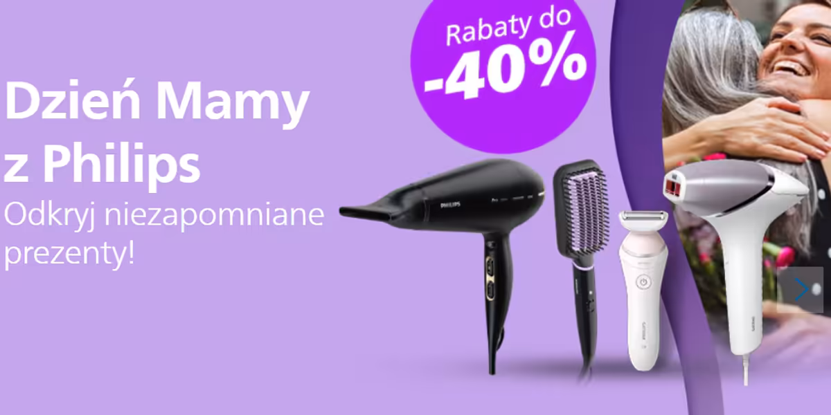 Philips: Do -40% na prezenty na Dzień Mamy