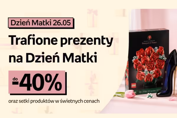 Empik: Do -40% na prezenty z okazji Dnia Mamy