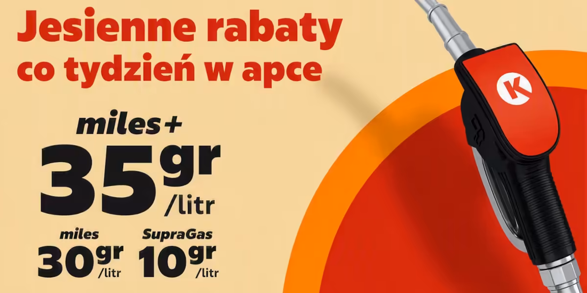 Circle K: Do -35 gr/l na wybrane paliwa