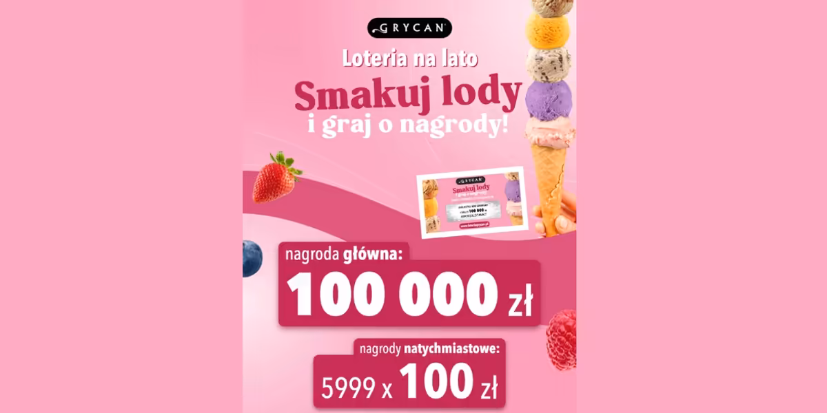 Grycan: Loteria na lato 2025