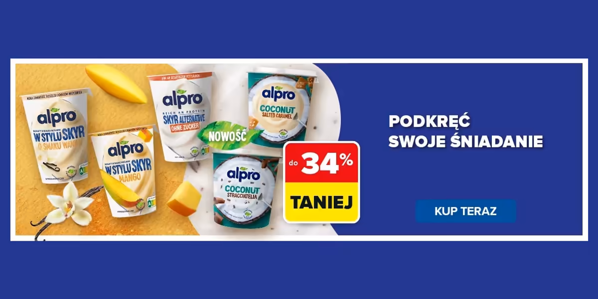 Carrefour: Do -34% na produkty Alpro