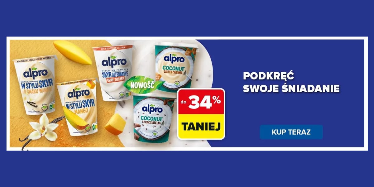 Carrefour: Do -34% na produkty Alpro