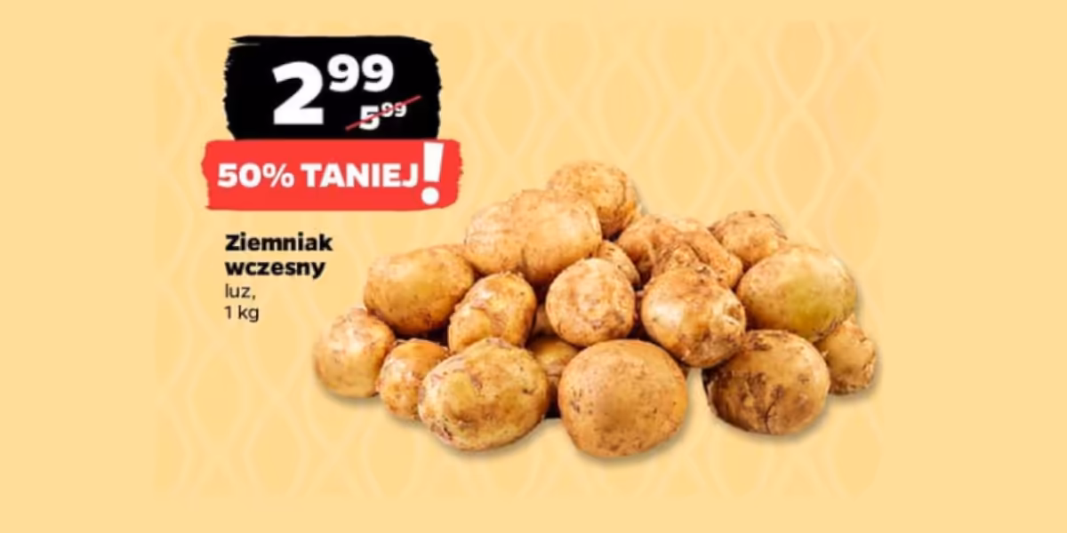 Netto: -50% na ziemniaki wczesne