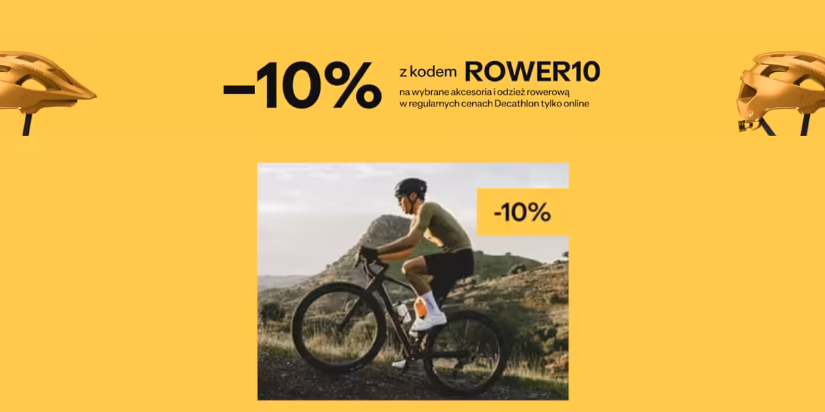 Decathlon: KOD rabatowy -10% na akcesoria rowerowe