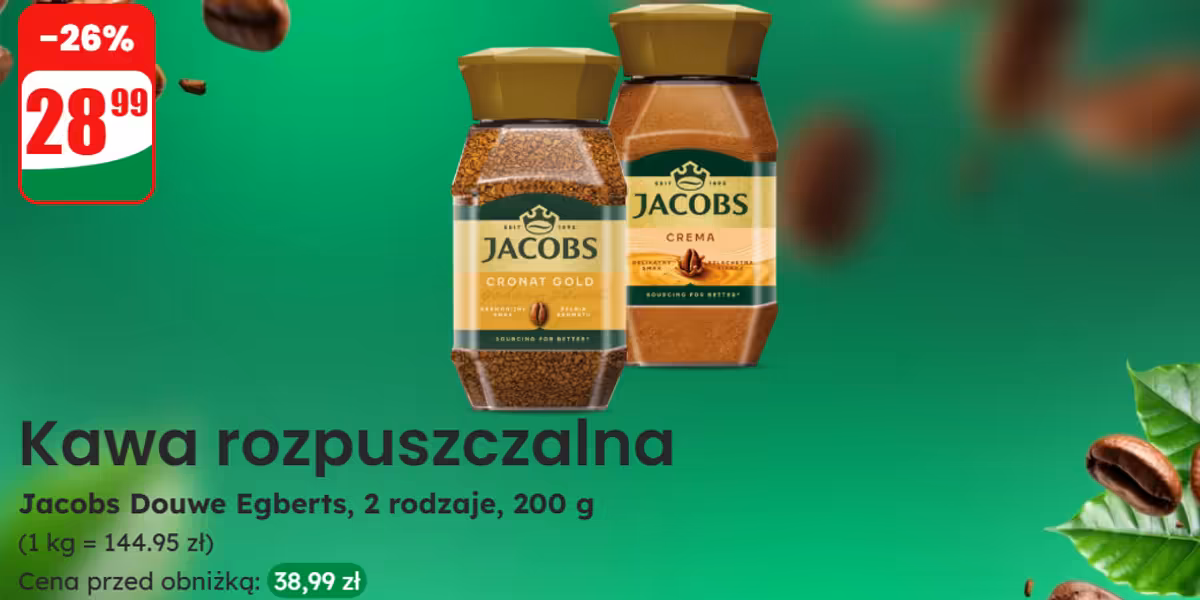 Dino: -26% na kawę Jacobs