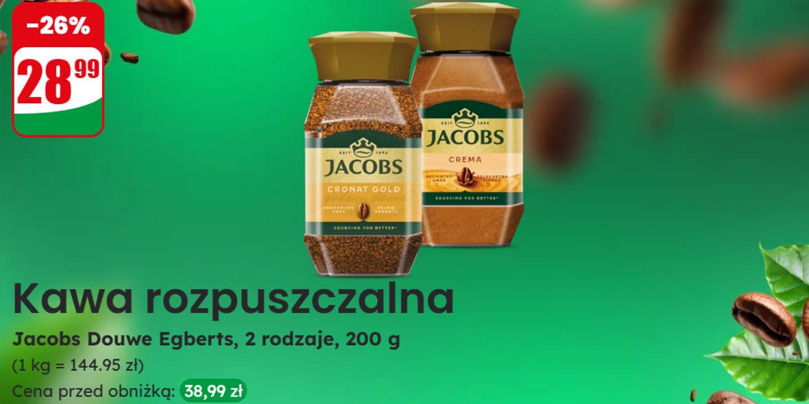 Dino: -26% na kawę Jacobs 19.05.2025