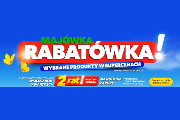 :  Majówka rabatówka