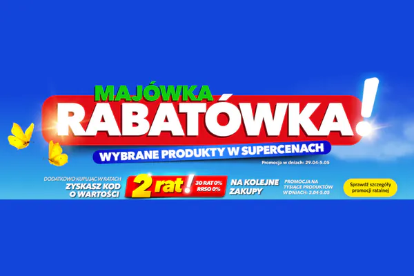 :  Majówka rabatówka