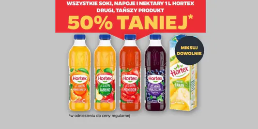 Netto: -50% na wszystkie soki, nektary i napoje Hortex 29.05.2025