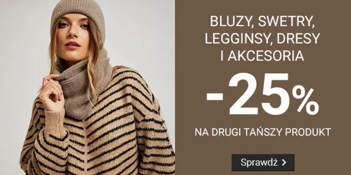 Smyk: -25% na bluzy, swetry, legginsy, dresy i akcesoria