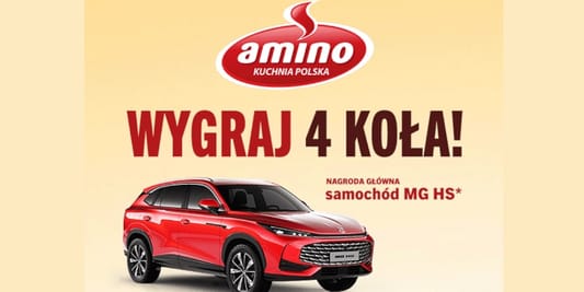 Loterie i Konkursy: Loteria Amino – wygraj 4 koła 06.07.2025