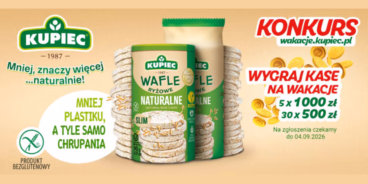 Loterie i Konkursy: Konkurs Wakacje z marką Kupiec