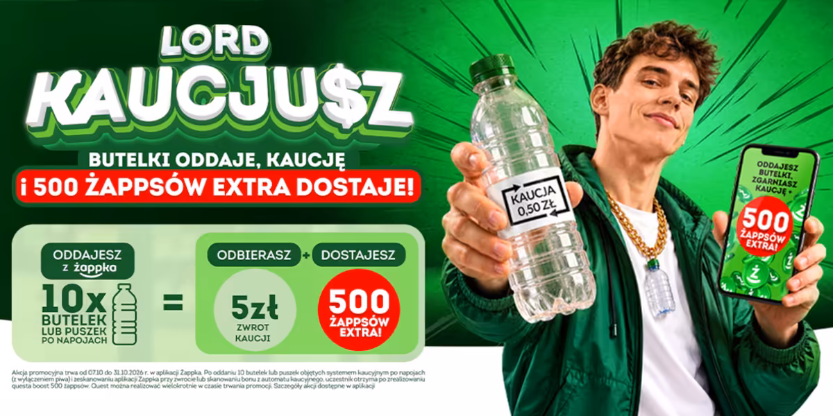 Żabka: Żappsy za butelki