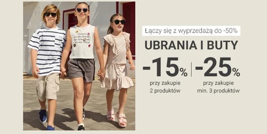 Smyk: Do -25% ekstra na ubrania i buty 05.06.2025
