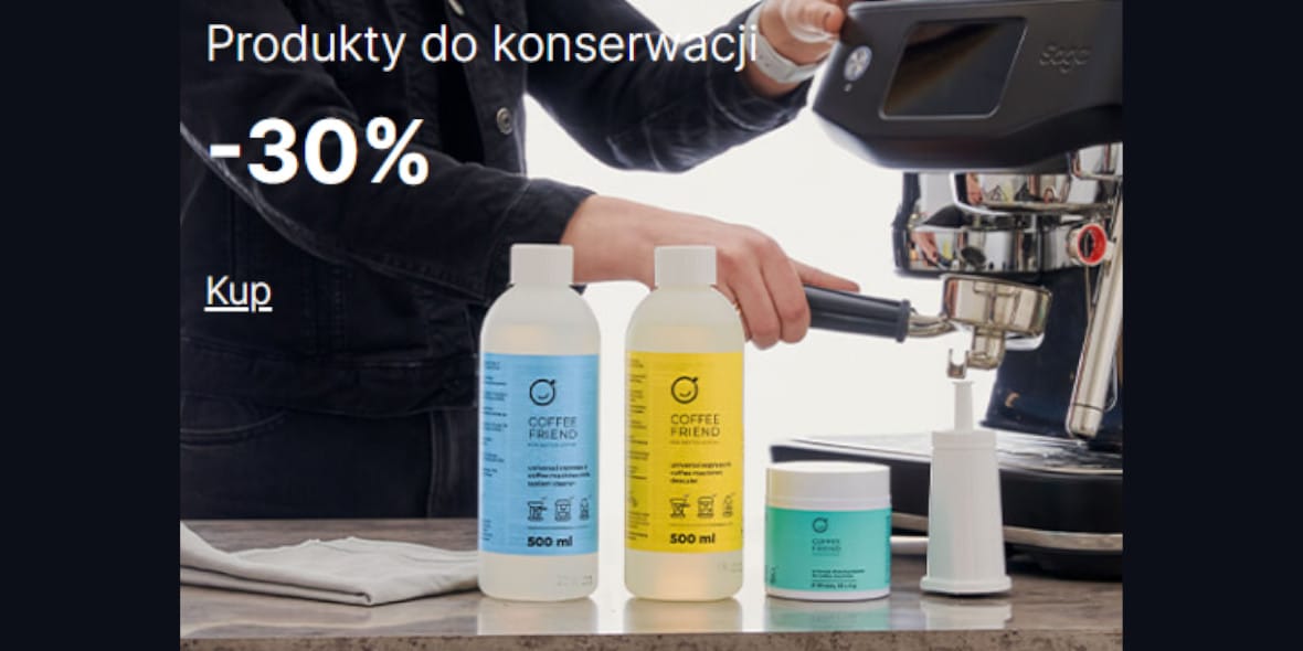 Przyjacielekawy.pl: -30% na produkty do konserwacji Coffee Friend