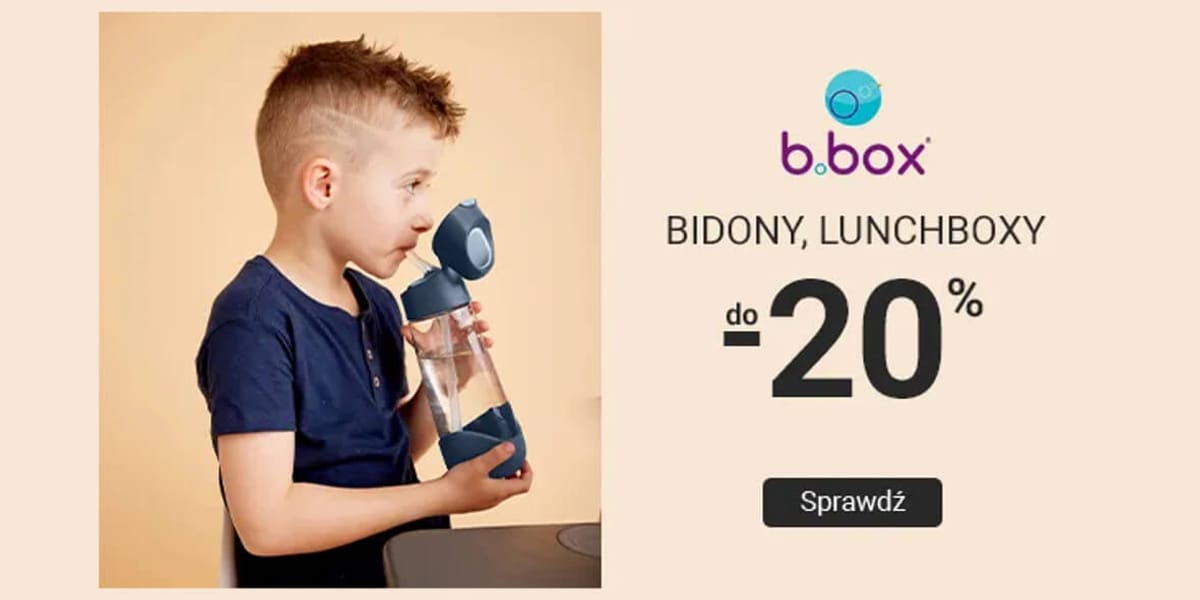 Smyk: Do -20% na bidony i lunchboxy