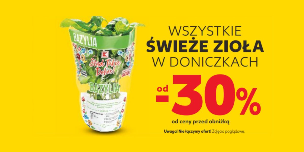 Kaufland: Od -30% na wszystkie świeże zioła w doniczkach