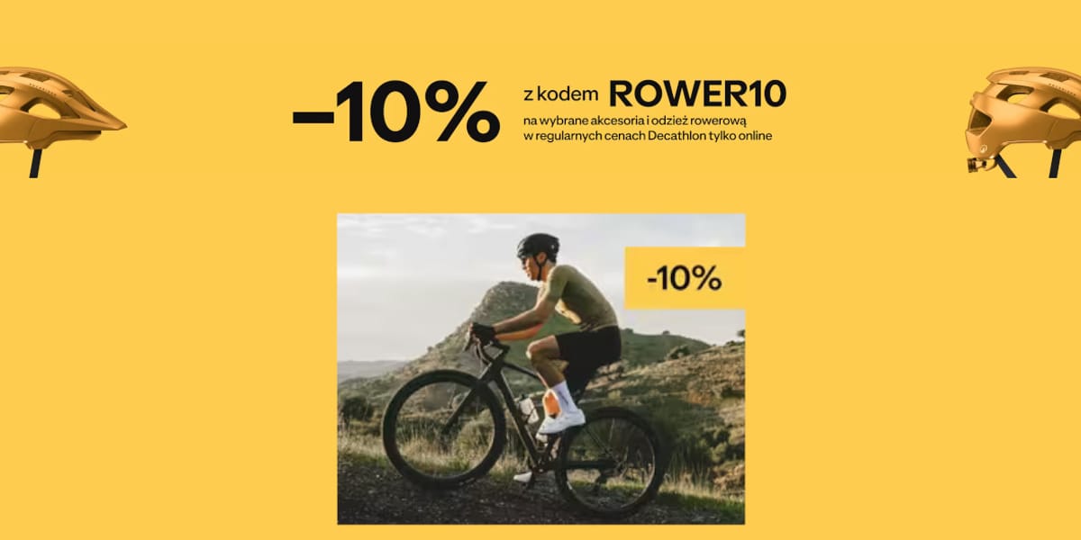 Decathlon: KOD rabatowy -10% na akcesoria rowerowe