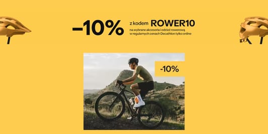 Decathlon: KOD rabatowy -10% na akcesoria rowerowe 13.04.2025