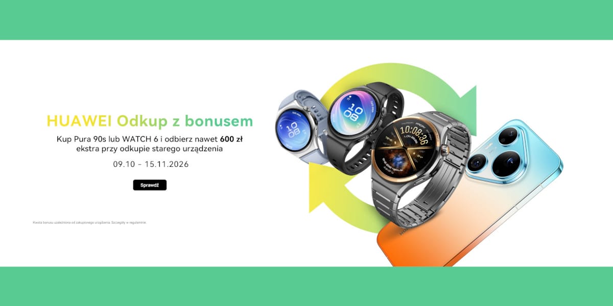Huawei: HUAWEI Odkup z bonusem