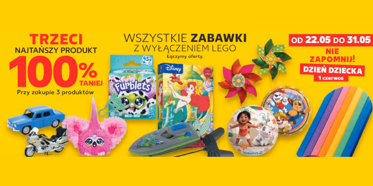 Kaufland: -100% na wszystkie zabawki - trzeci najtańszy produkt