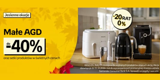 Empik: Do -40% na małe  AGD 14.10.2026