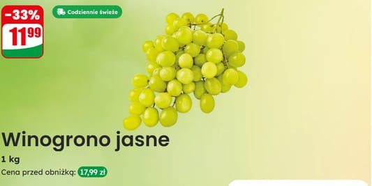 Dino: -33% na winogrona jasne 11.02.2026