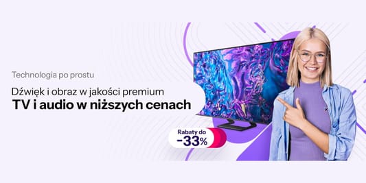 x-kom.pl: Do -33% na TV i audio 04.06.2025
