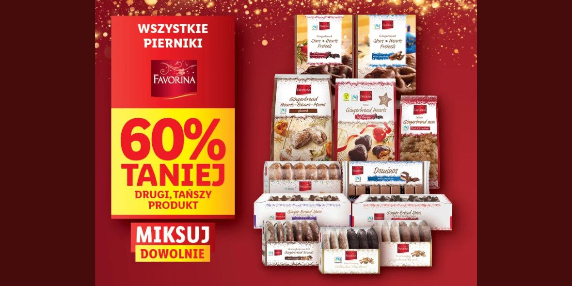 Lidl: -60% na wszystkie pierniki 12.11.2024