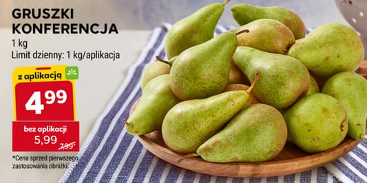 Stokrotka Supermarket: 4,99 zł/kg za gruszki Konferencja 12.03.2026