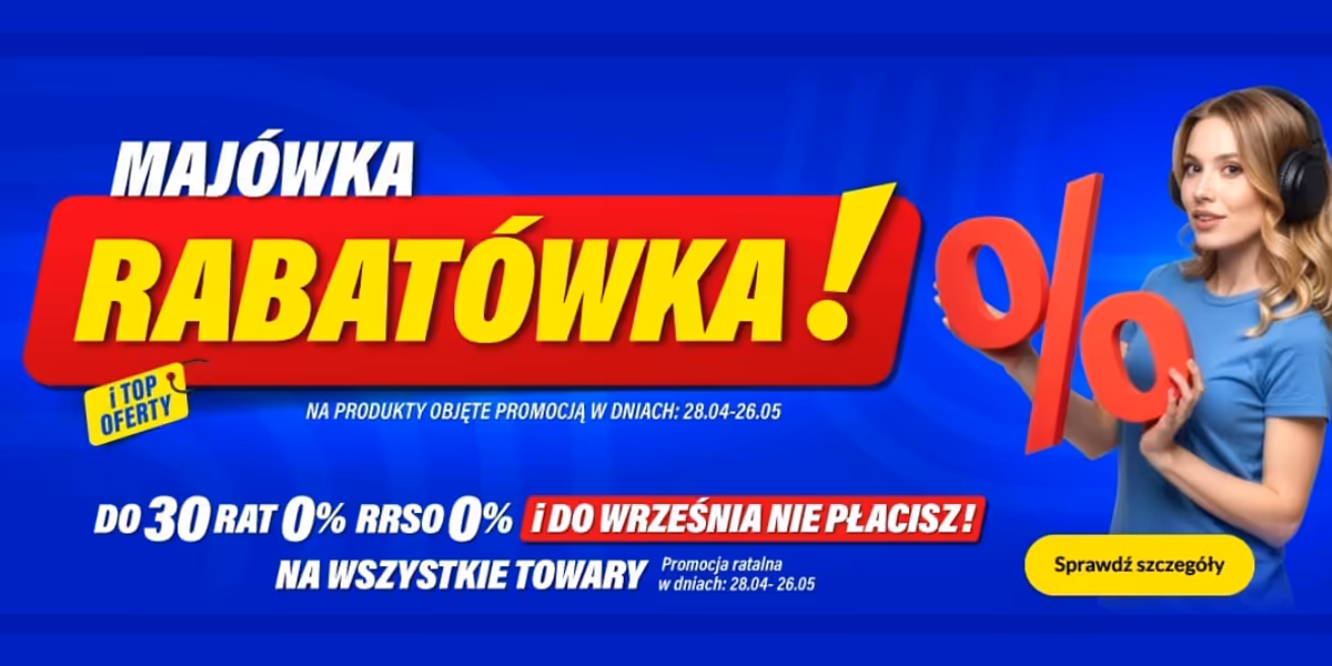 RTV EURO AGD: Majówka rabatówka!