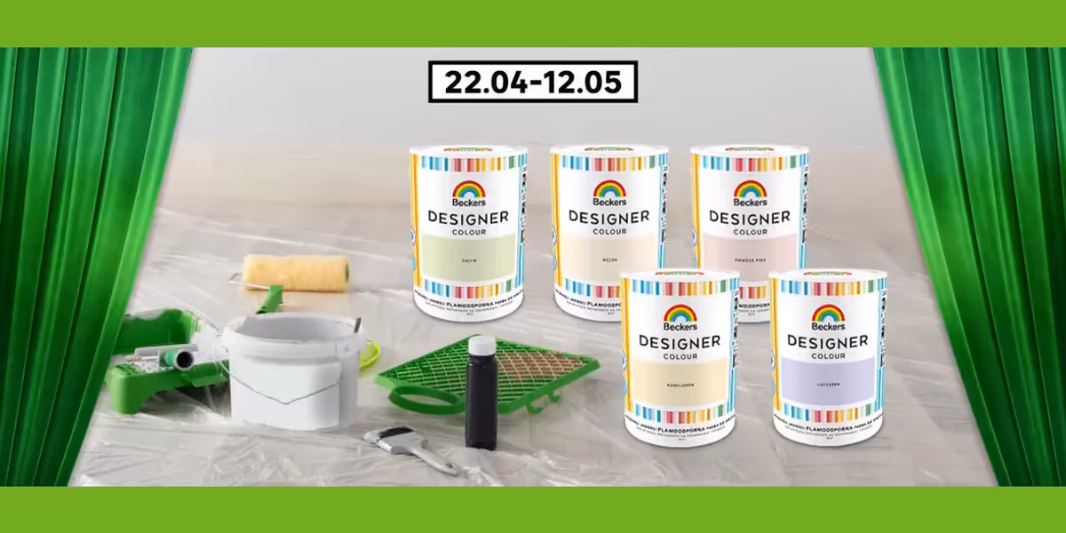 Leroy Merlin: 2+1 na farby Beckers Designer