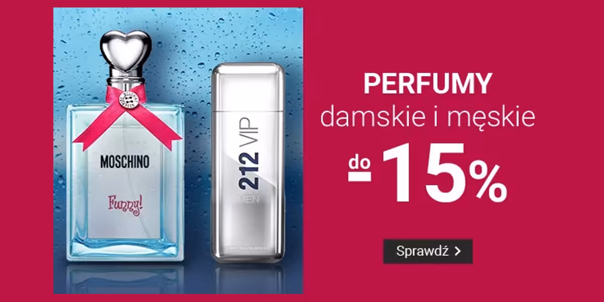 Smyk: Do -15% na perfumy damskie i męskie