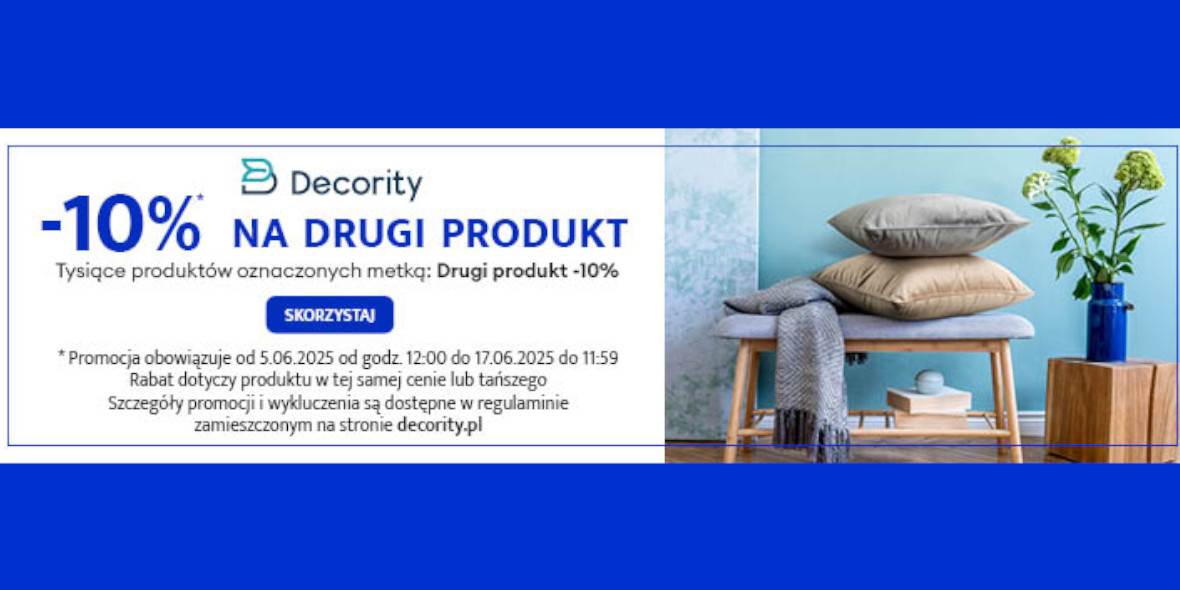 Decority: -10% na drugi produkt