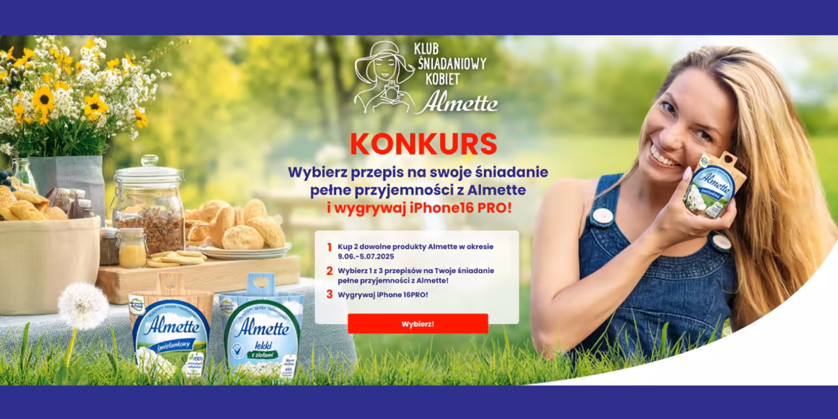 Loterie i Konkursy: Konkurs "Almette"