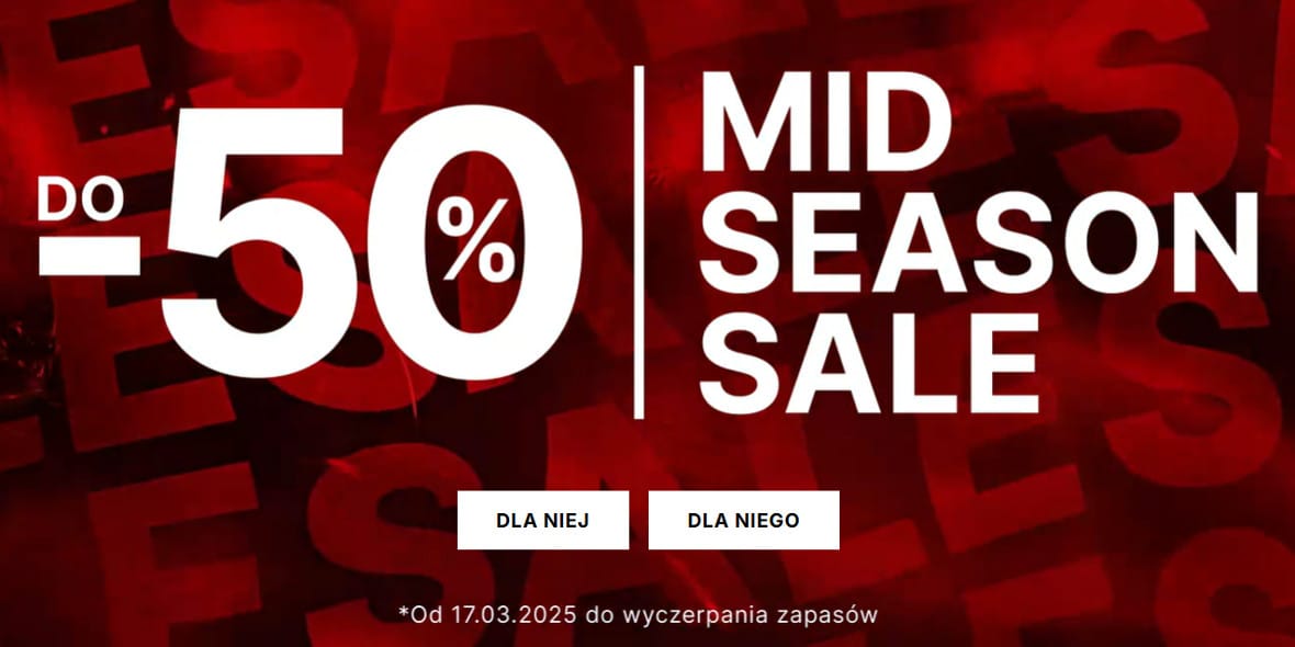 Cropp: Do -50% na wyprzedaży w Cropp 18.03.2025